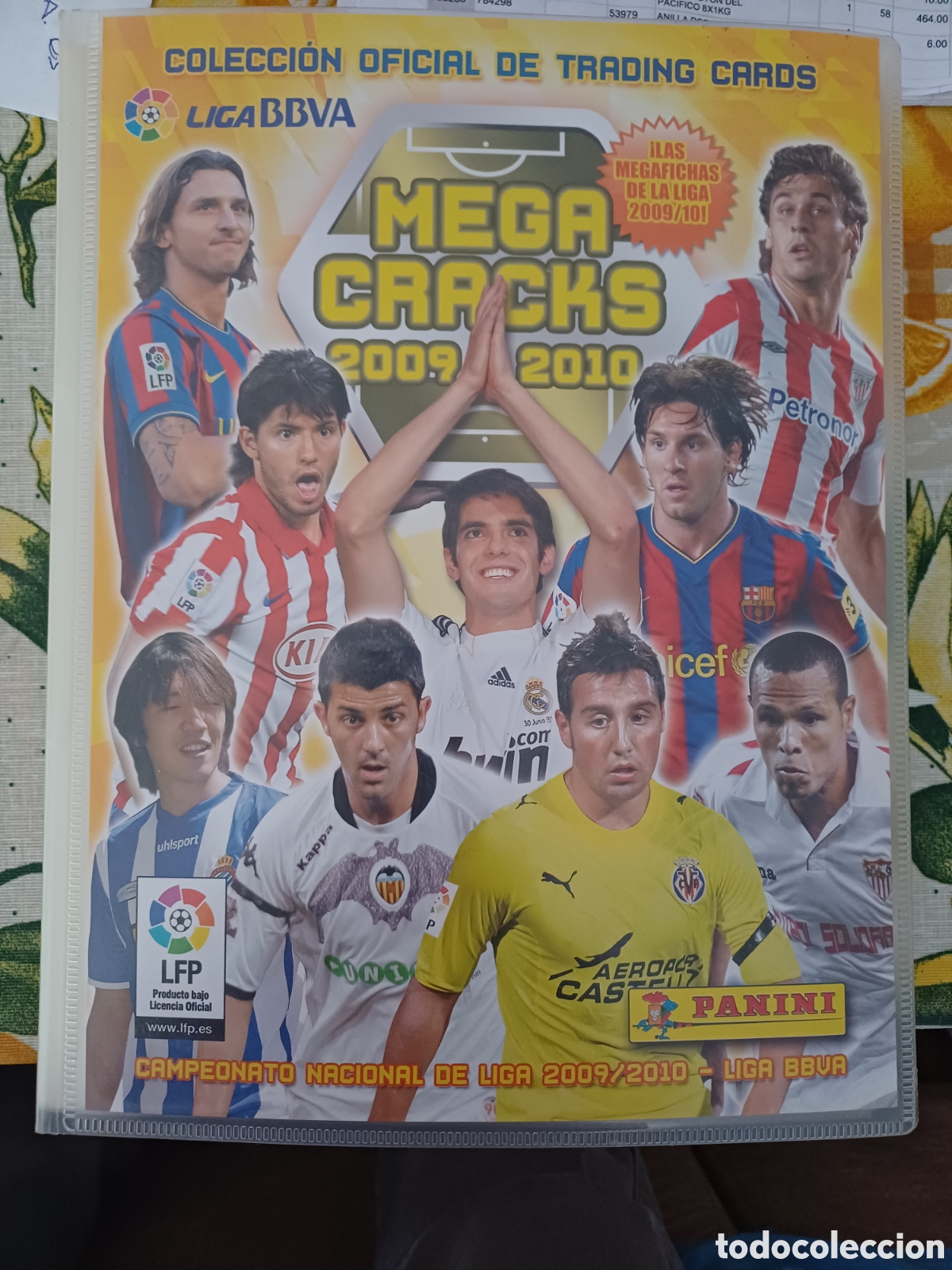 &Aacute;lbum de f&uacute;tbol completo: Album megacracks 2009-2010 con todo lo editado COMPLETO
