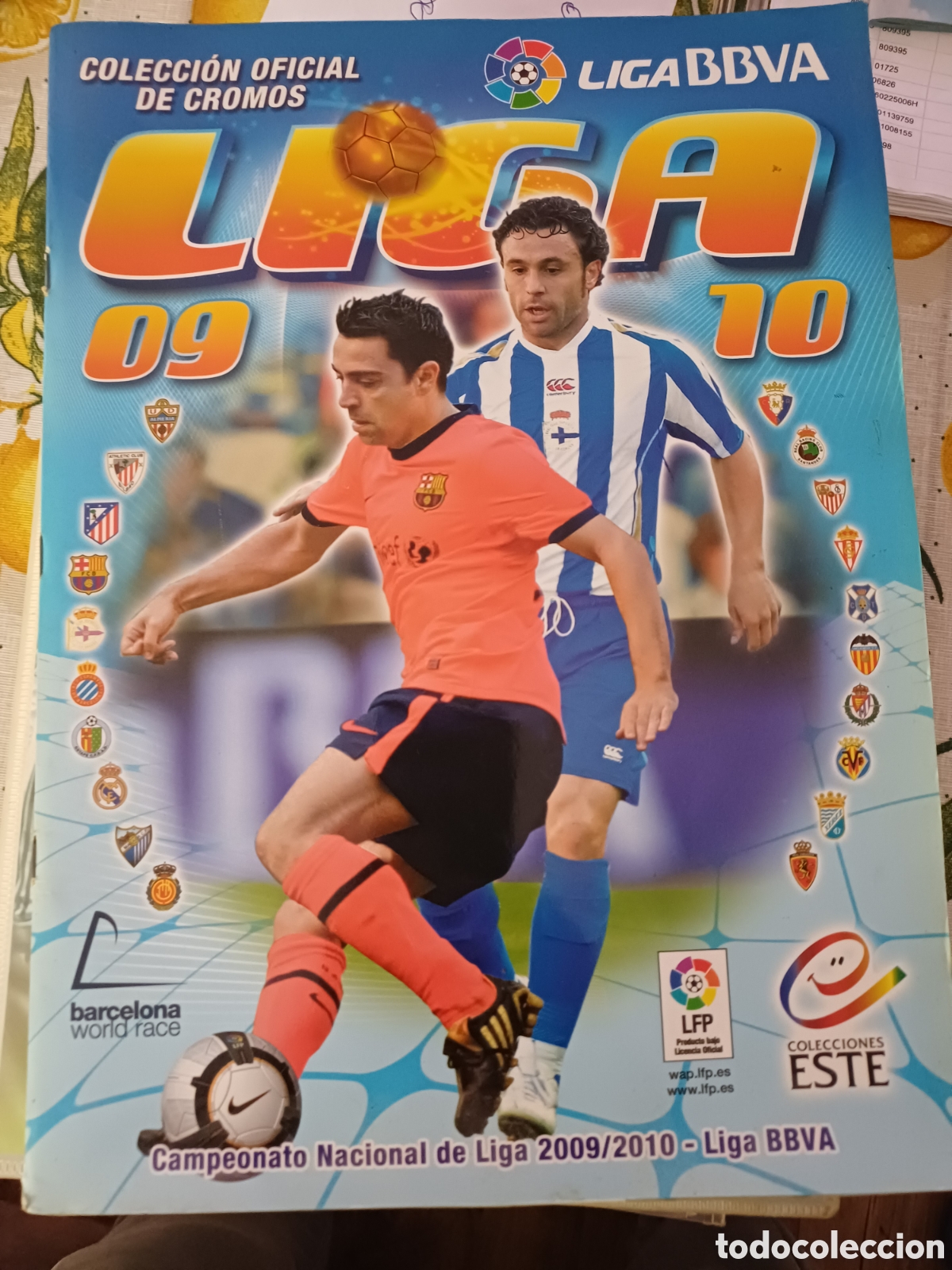 &Aacute;lbum de f&uacute;tbol completo: Album este 2009-2010 COMPLETO con todo lo editado ( +mercado invierno )