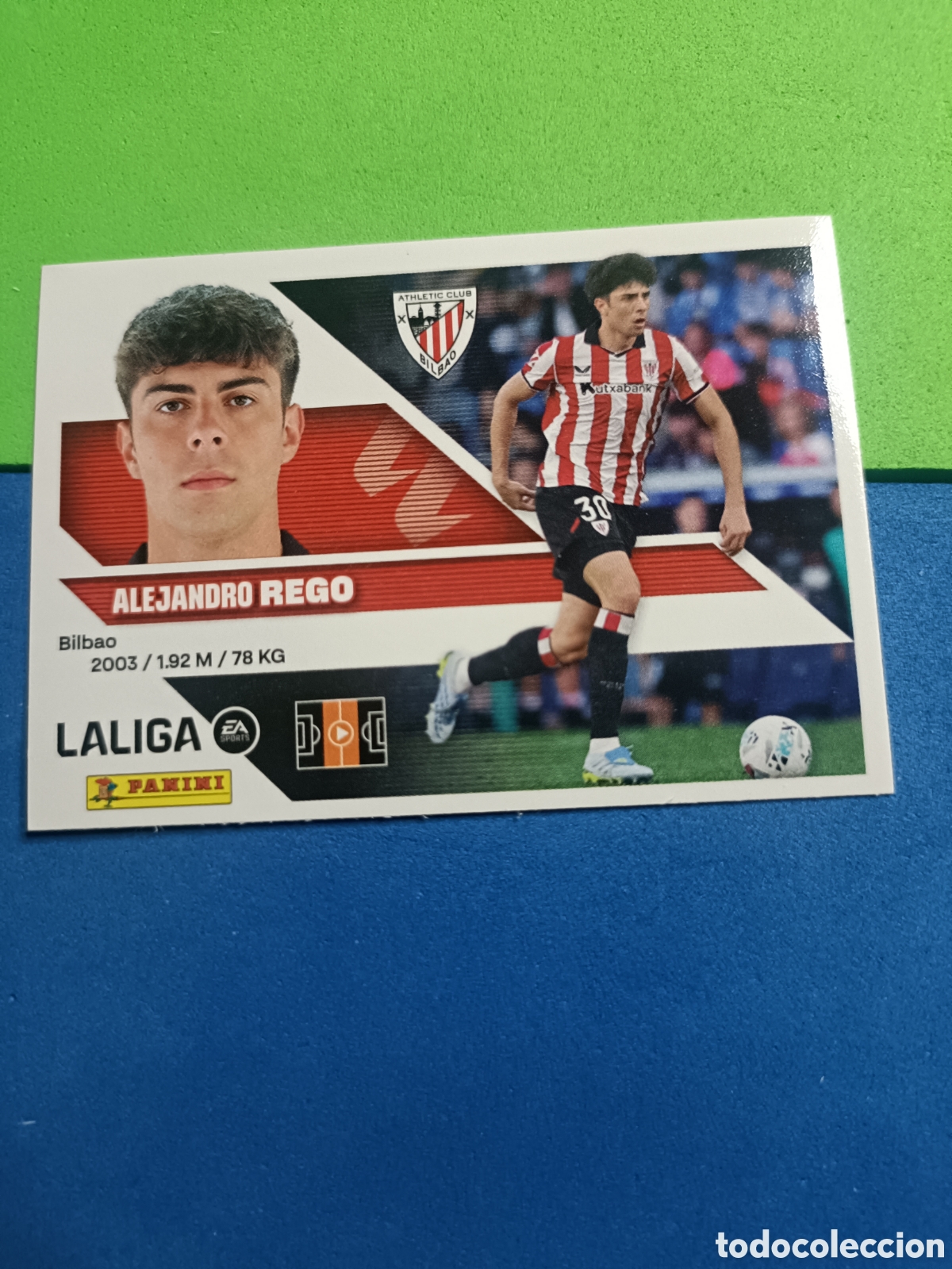 &Aacute;lbum de f&uacute;tbol completo: Panini cromos stickers Liga este 2026 2027 26 27 - Bilbao 12 Rego