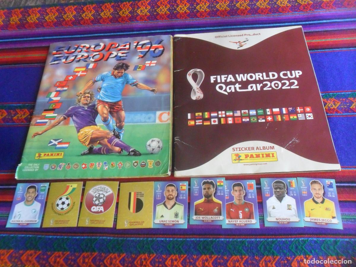 &Aacute;lbum de f&uacute;tbol completo: EUROPA 96 EUROCOPA INGLATERRA COMPLETO. REGALO MUNDIAL FIFA WORLD CUP QATAR 2022 CON MESSI. PANINI.