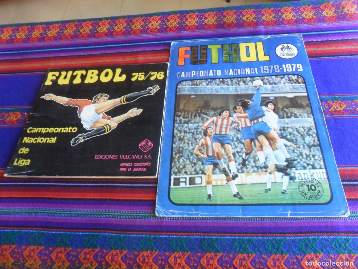 &Aacute;lbum de f&uacute;tbol completo: CAMPEONATO NACIONAL DE LIGA 1978 1978 COMPLETO RUIZ ROMERO. REGALO FUTBOL 75 76 INCOMPLETO VULCANO.