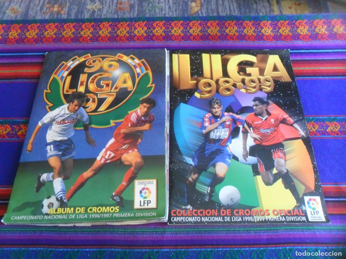 &Aacute;lbum de f&uacute;tbol completo: ESTE LIGA 96 97 MUY, MUY COMPLETO Y ESTE LIGA 98 99 INCOMPLETO. ENTRA Y MIRA.