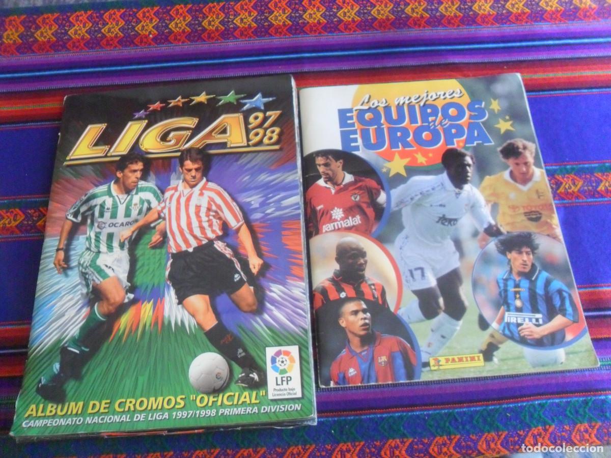 &Aacute;lbum de f&uacute;tbol completo: ESTE LIGA 97 98 MUY COMPLETO TODOS LOS FICHAJES BIS EN VENTANILLA REGALO LOS MEJORES EQUIPOS EUROPA