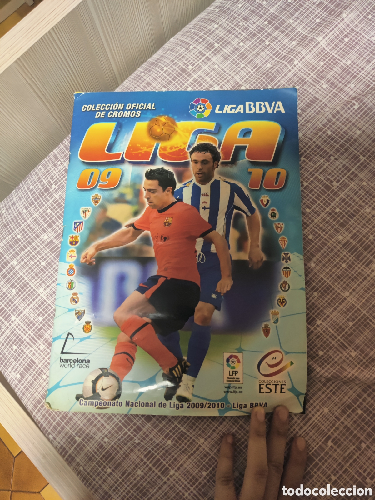 &Aacute;lbum de f&uacute;tbol completo: Album liga 2009-2010 completo
