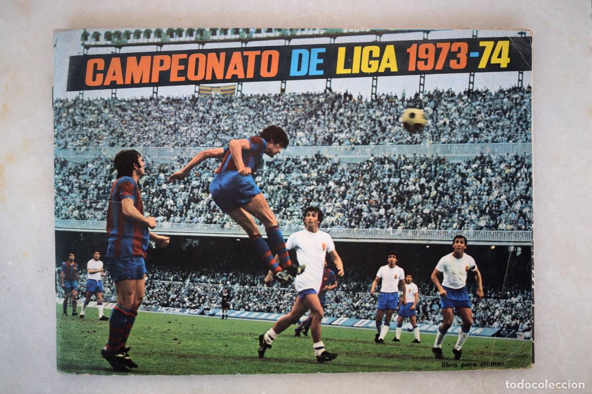 &Aacute;lbum de f&uacute;tbol completo: CAMPEONATO DE LIGA 1973-74 / 1973 1974 - FHER DISGRA / POSTER CENTRAL COMPLETO + 2 VERSIONES ORTU&Ntilde;O