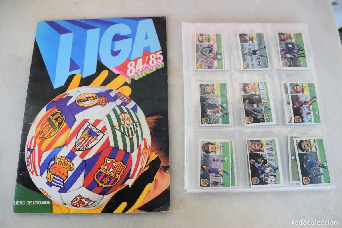 &Aacute;lbum de f&uacute;tbol completo: LIGA 84-85 / 1984 1985 - EDICIONES ESTE COMPLETO CON 42 DOBLES (363 CROMOS)
