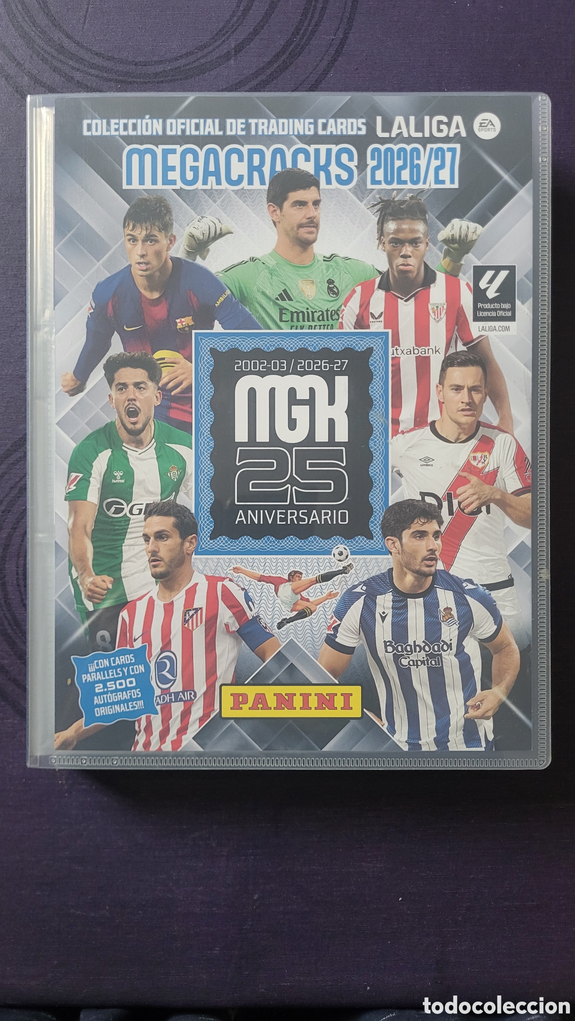 &Aacute;lbum de f&uacute;tbol completo: Album Megacracks 2026 2027 mgk 26/27 completo 1 edicion