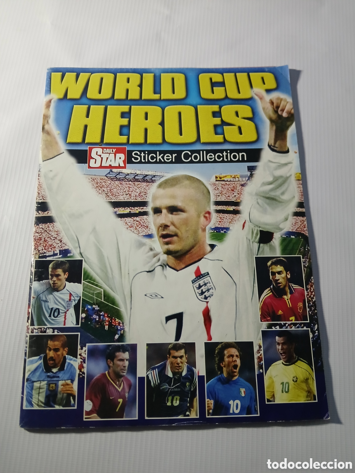 &Aacute;lbum de f&uacute;tbol completo: ALBUM WORLD CUP HEROES - DAILY STAR - STICKER COLLECTION - COMPLETO Y EN PERFECTO ESTADO.