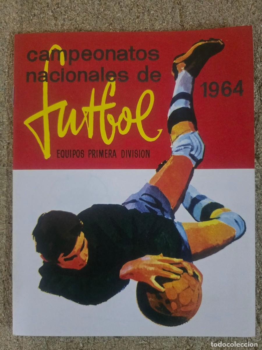 &Aacute;lbum de f&uacute;tbol completo: Album Campeonatos Nacionales de Futbol 1964.Completo.225 Cromos NO Impresos.Ruiz Romero.Facsimil