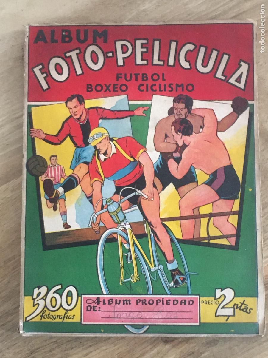 &Aacute;lbum de f&uacute;tbol completo: foto pelicula futbol boxeo ciclismo album de cromos completo muy buen estado