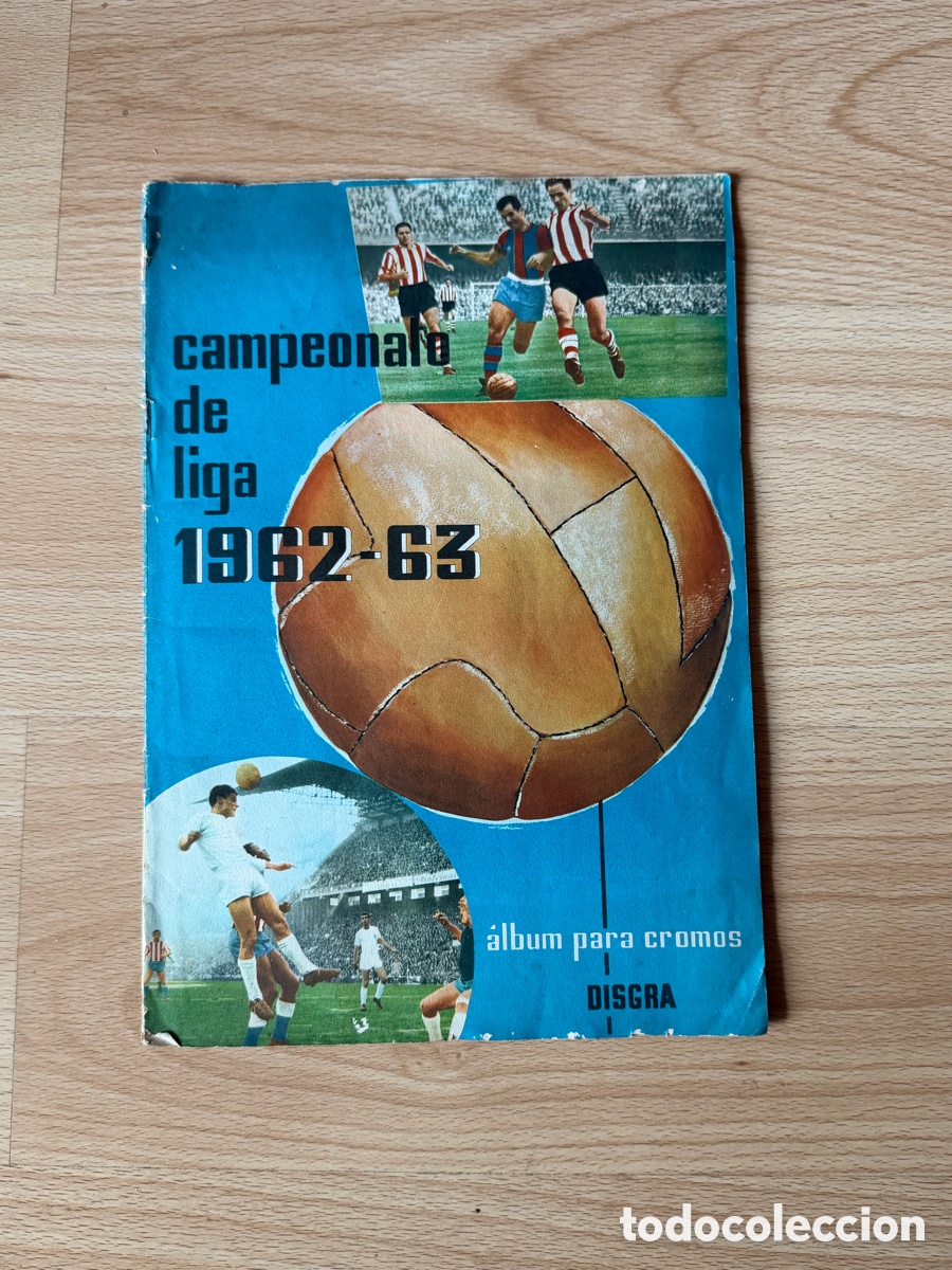 &Aacute;lbum de f&uacute;tbol completo: Campeonato liga 1962 1963 FHER album de cromos casi completo perfecto estado como nuevo di stefano