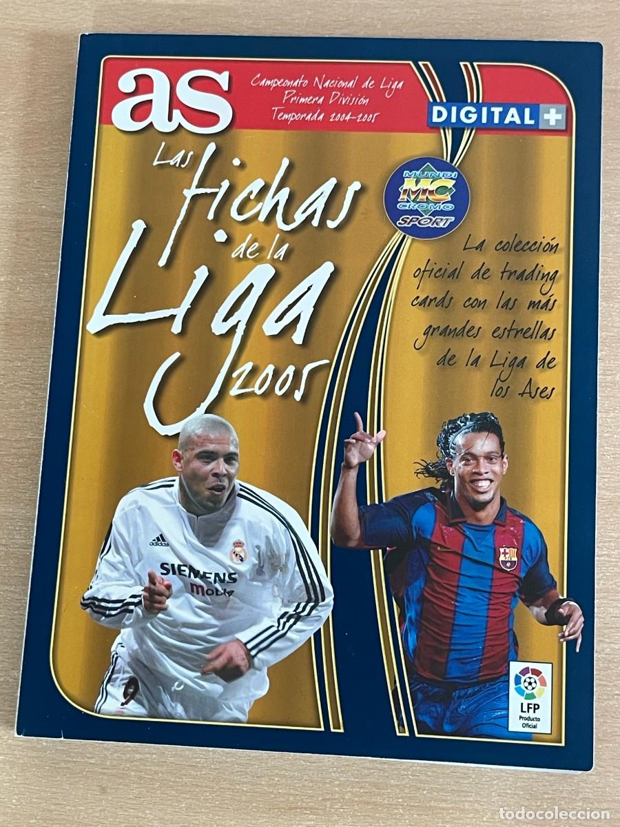 &Aacute;lbum de f&uacute;tbol completo: Album Completo Trading Cards AS LAS FICHAS DE LA LIGA 2005 Primera Divisi&oacute;n F&uacute;tbol Temp. 2004-2005