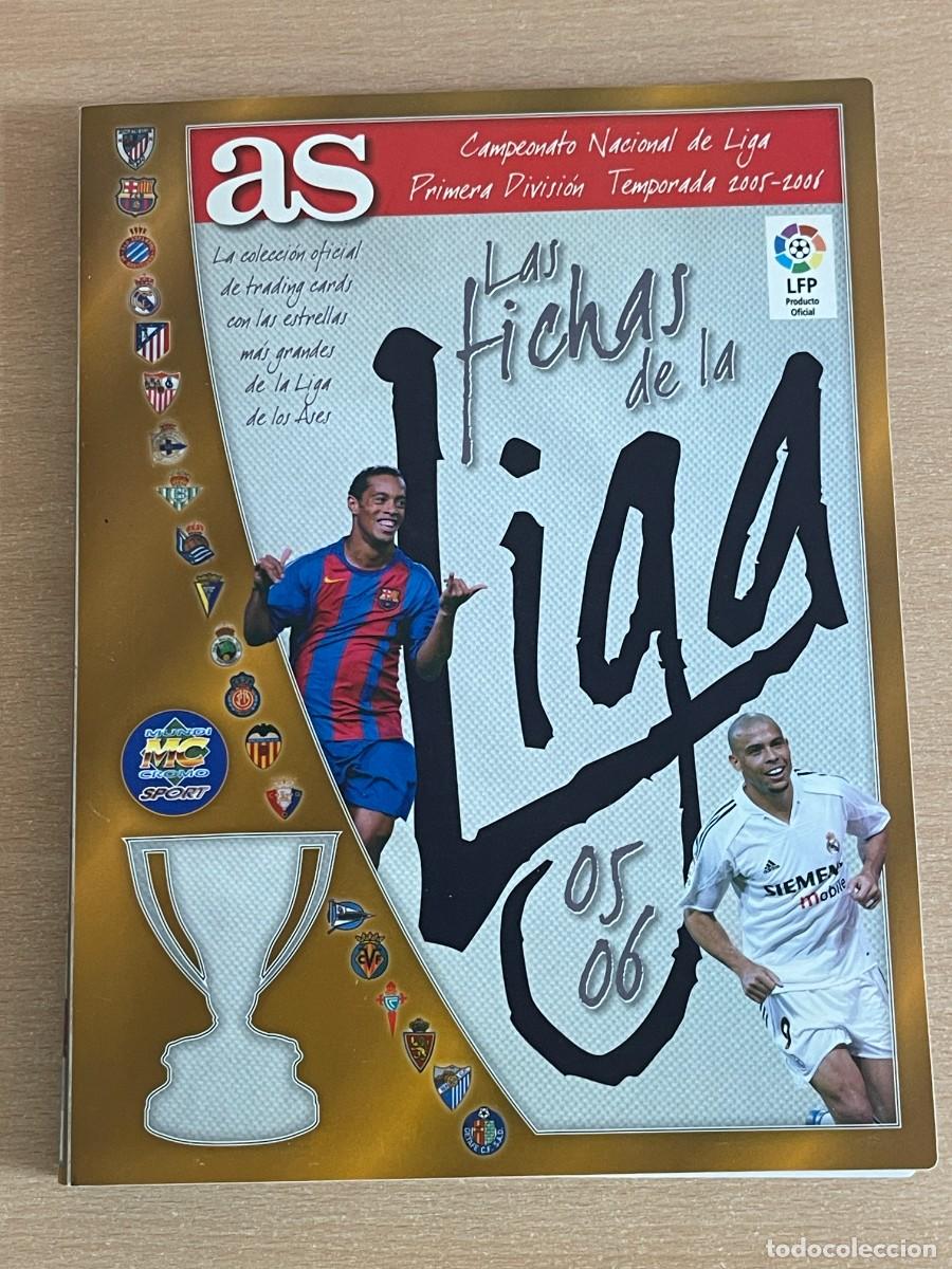&Aacute;lbum de f&uacute;tbol completo: Album Completo Trading Cards AS LAS FICHAS DE LA LIGA 2006 Primera Divisi&oacute;n F&uacute;tbol Temp. 2005-2006