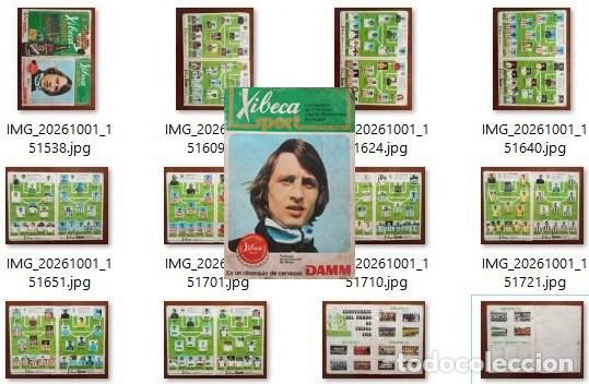&Aacute;lbum de f&uacute;tbol completo: ALBUM COMPLETO XIBECA SPORT DAMM 1&ordf; DIVISION Y LAS 16 SELECCIONES DE MUNICH 1974 CROMOS FUTBOL U20
