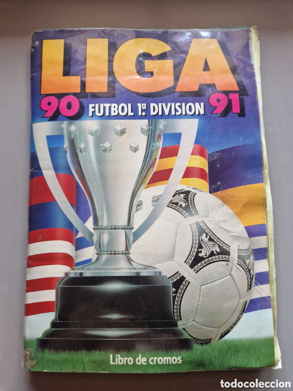 &Aacute;lbum di calcio completo: ALBUM COMPLETO LIGA ESTE 90 91 1990 1991 CON TODO EDITADO -5 SIRAKOV MARINA GILSON LUNG