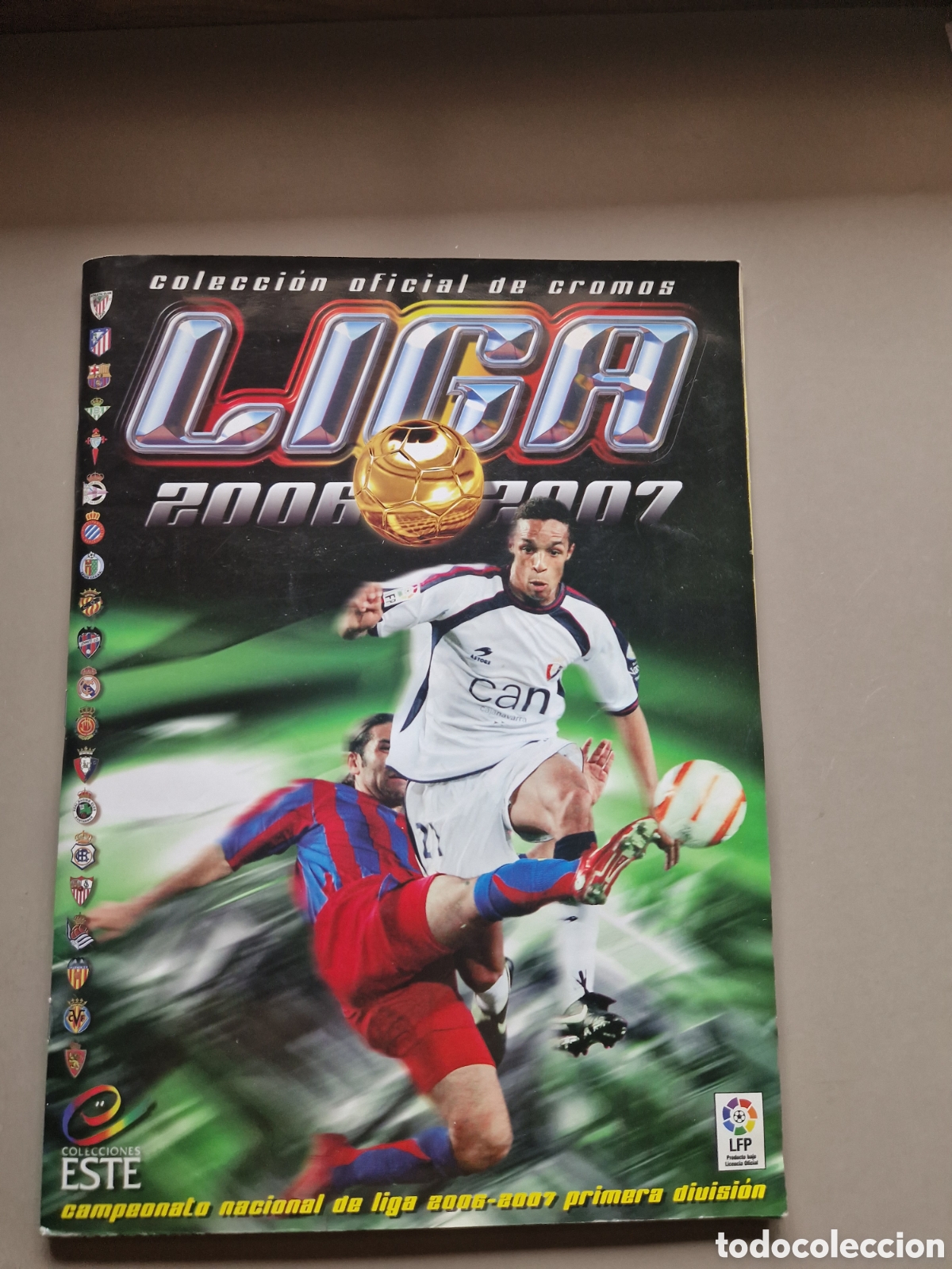 &Aacute;lbum de f&uacute;tbol completo: ALBUM COMPLETO LIGA ESTE 06 07 2006 2007 CASI TODO EDITADO MENOS ALGINA BAJA. TIENE ERROR SCHUSTER