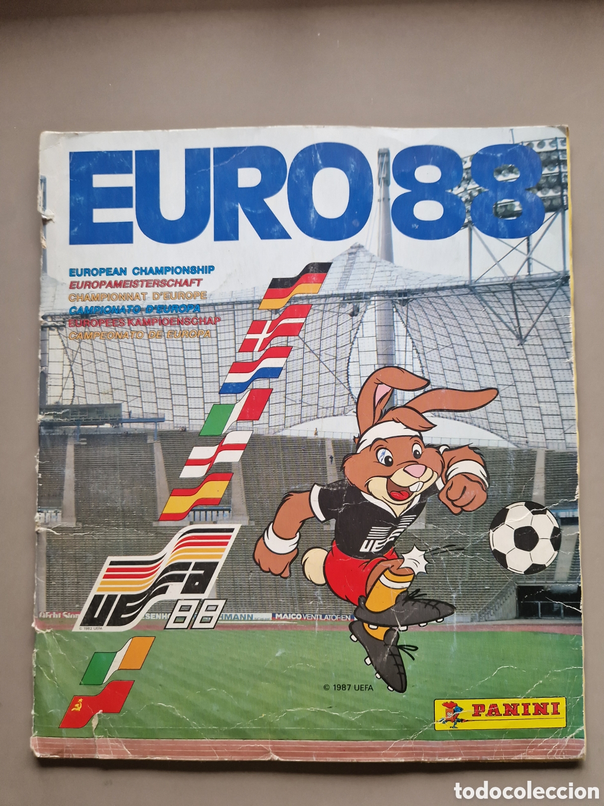 &Aacute;lbum de f&uacute;tbol completo: ALBUM COMPLETO EURO 88 1988 GERMANY ALEMANIA EUROCOPA SIN RESULTADOS ESCRITOS