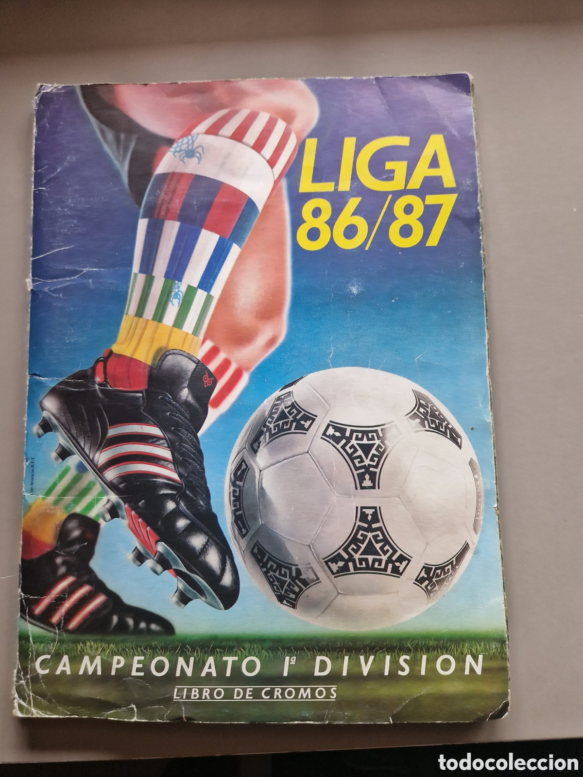 &Aacute;lbum de f&uacute;tbol completo: ALBUM COMPLETO LIGA ESTE 86 87 1986 1987 CON MUCHOS DOBLES, COLOCAS Y DOBLES FICHAJES Y ENTRENADORES