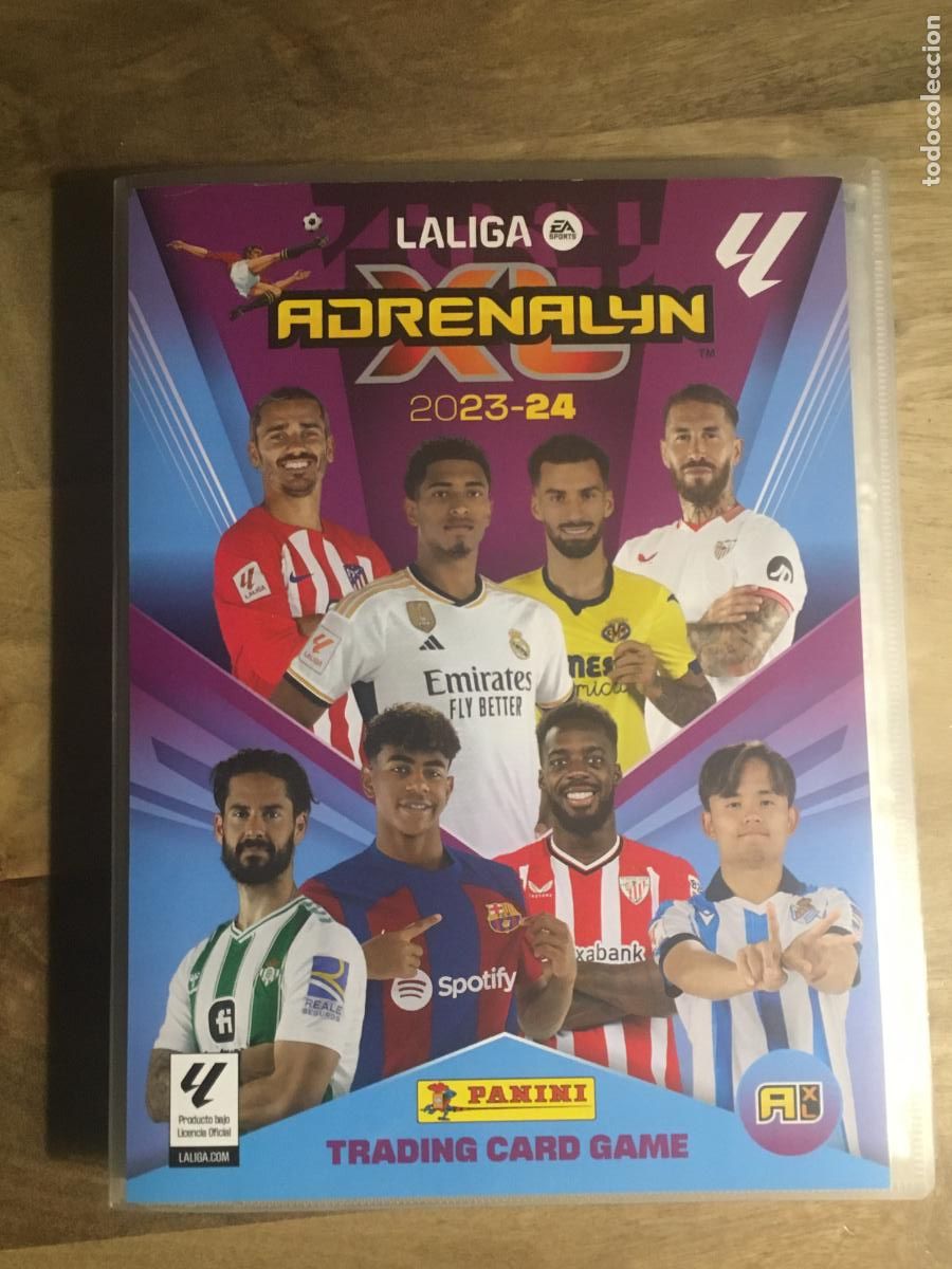 &Aacute;lbum de f&uacute;tbol completo: adrenalyn 2023 2024 23 24 album con 670 cromos con 5 lamine yamal messi memory cristiano card unica