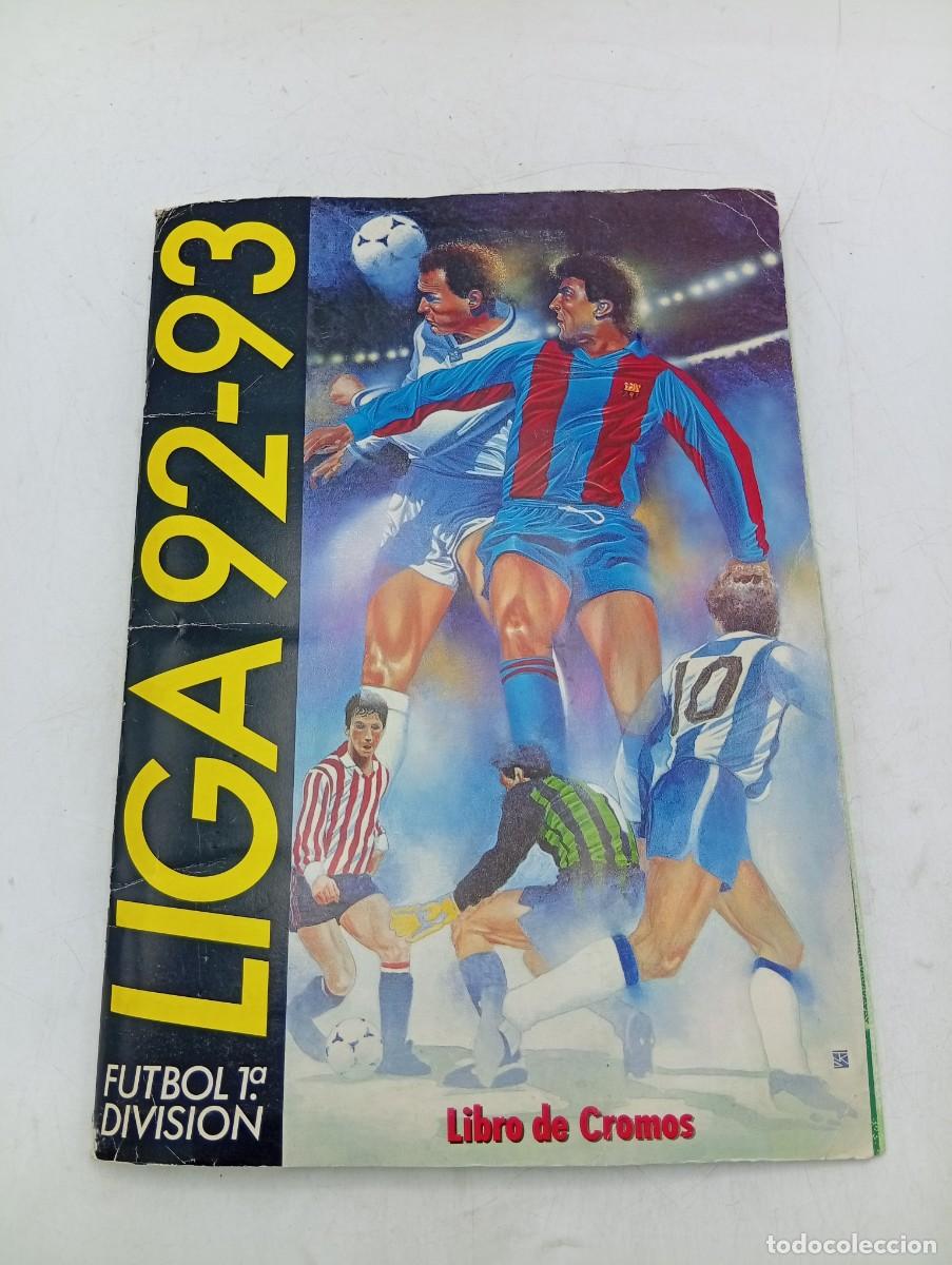 &Aacute;lbum di calcio completo: ALBUM COMPLETO. LIGA 92/93. CON 354 CROMOS, CONTIENE TODOS LOS FICHAJES. EDICIONES ESTE. VER FOTOS.