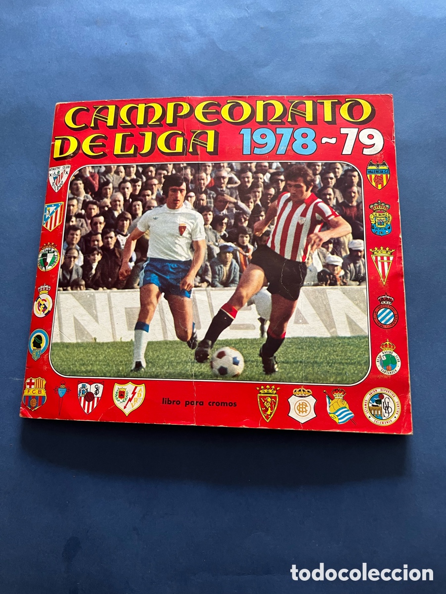 &Aacute;lbum de f&uacute;tbol completo: &Aacute;lbum Fher 1978-79 completo.