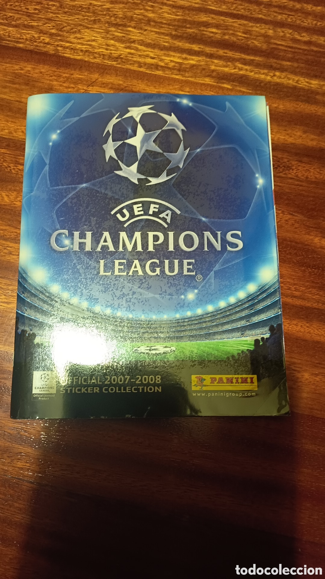 &Aacute;lbum de f&uacute;tbol completo: Coleccion champions stikers 07/08
