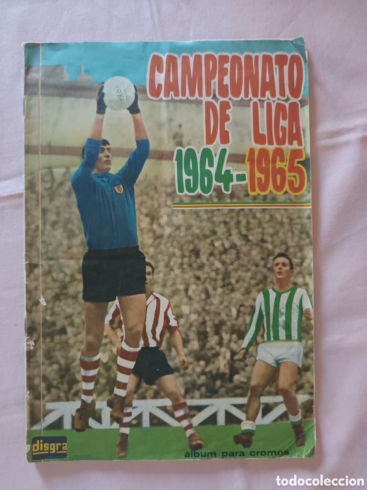 Vollst&auml;ndige Fu&szlig;ballsammelalben: DISGRA CAMPEONATO DE LIGA 1964-65 COMPLETO