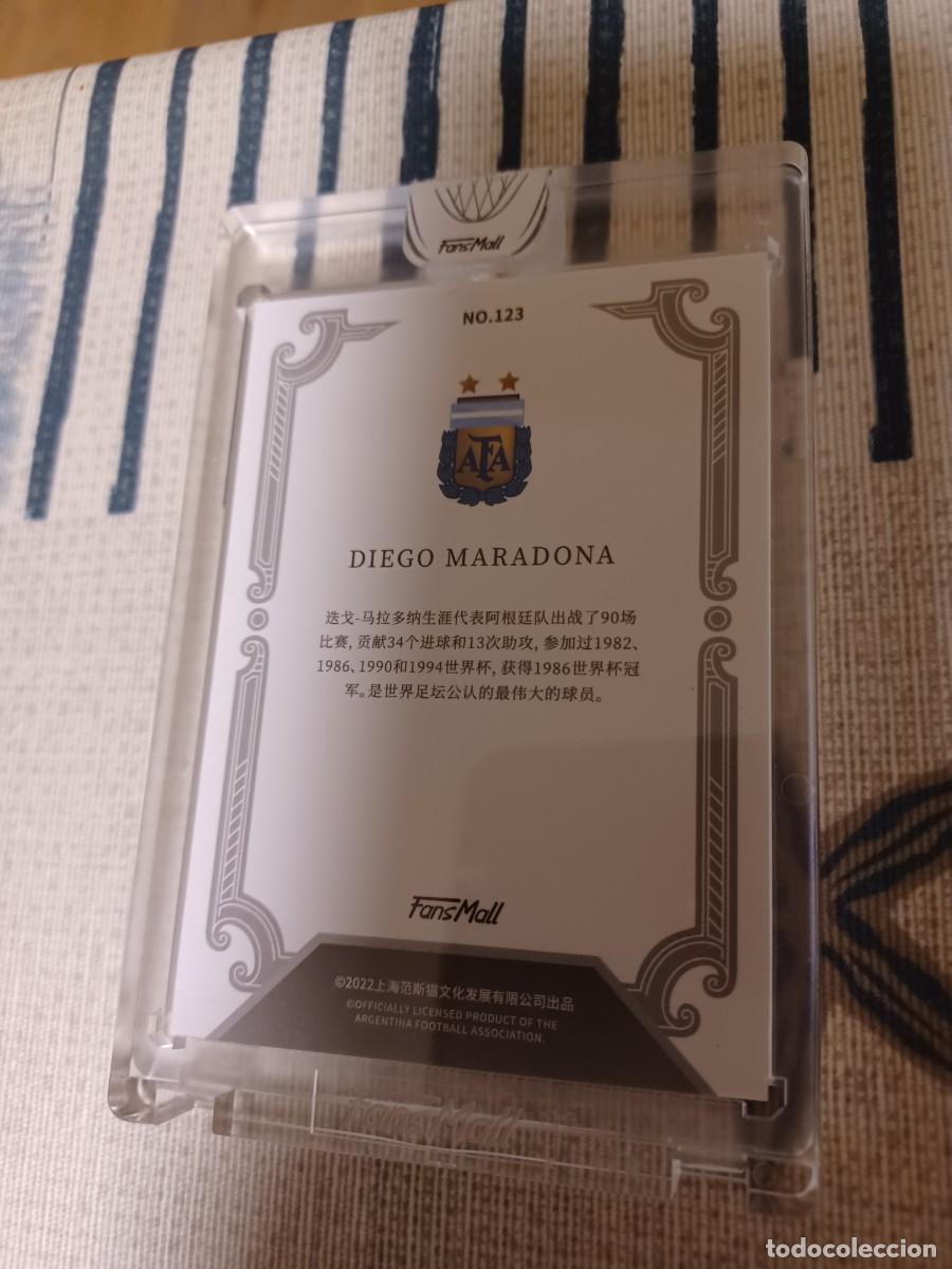 &Aacute;lbum de f&uacute;tbol completo: Carta Maradona Fansmall