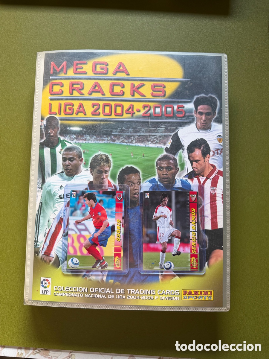 &Aacute;lbum de f&uacute;tbol completo: &Aacute;lbum Megacracks 04/05 COMPLETO a falta de Messi e &iacute;ndice 4