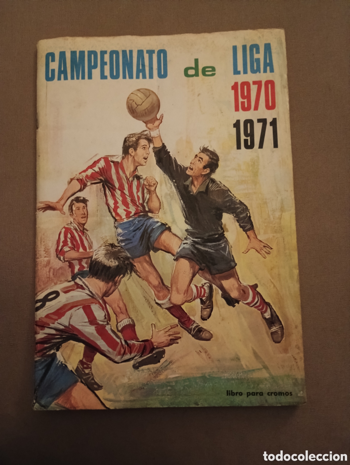 Vollst&auml;ndige Fu&szlig;ballsammelalben: Album de cromos de f&uacute;tbol de la liga 70 / 71