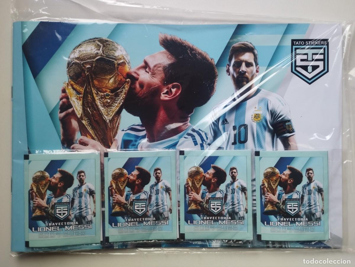 &Aacute;lbum de f&uacute;tbol completo: ALBUM COMPLETO A PEGAR TRAYECTORIA DE LIONEL LEO MESSI ARGENTINA 2004/2026