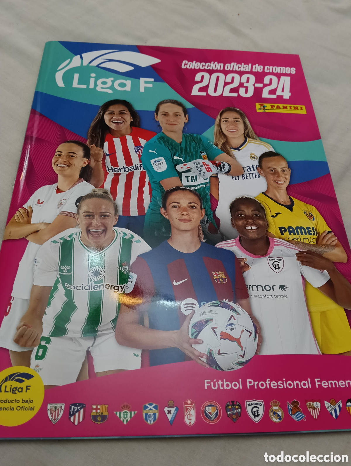 &Aacute;lbum de f&uacute;tbol completo: &Aacute;lbum Liga F 2023 24 completo