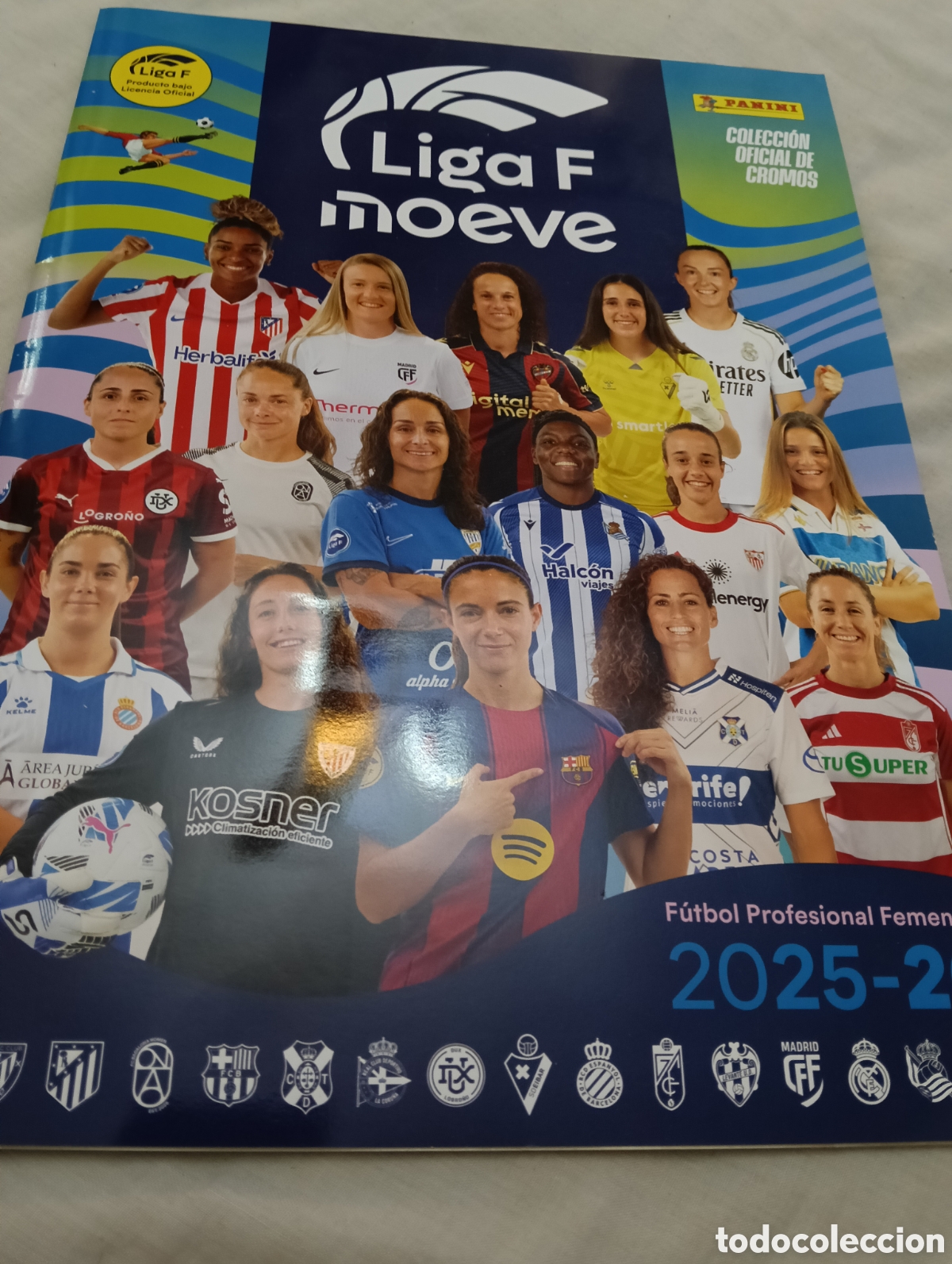 &Aacute;lbum de f&uacute;tbol completo: &Aacute;lbum Liga F 2025 26 completo