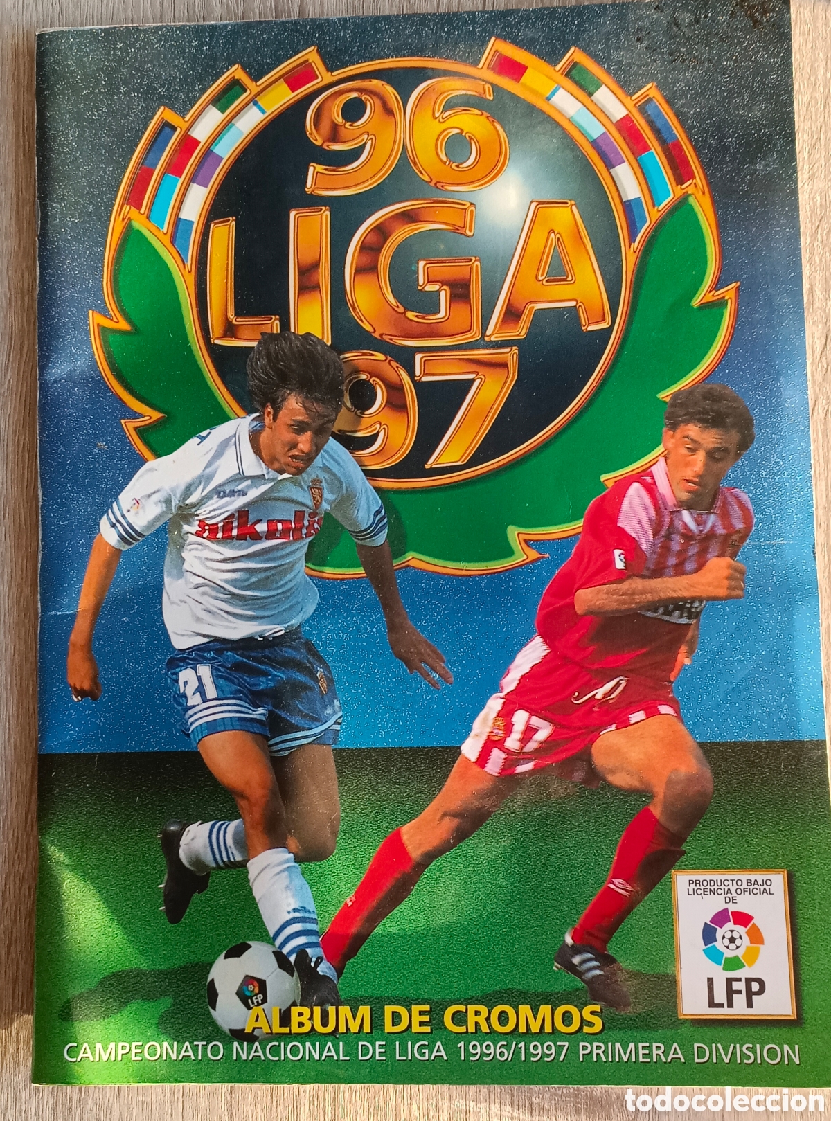 &Aacute;lbum di calcio completo: &Aacute;lbum de Panini temporada 96/97