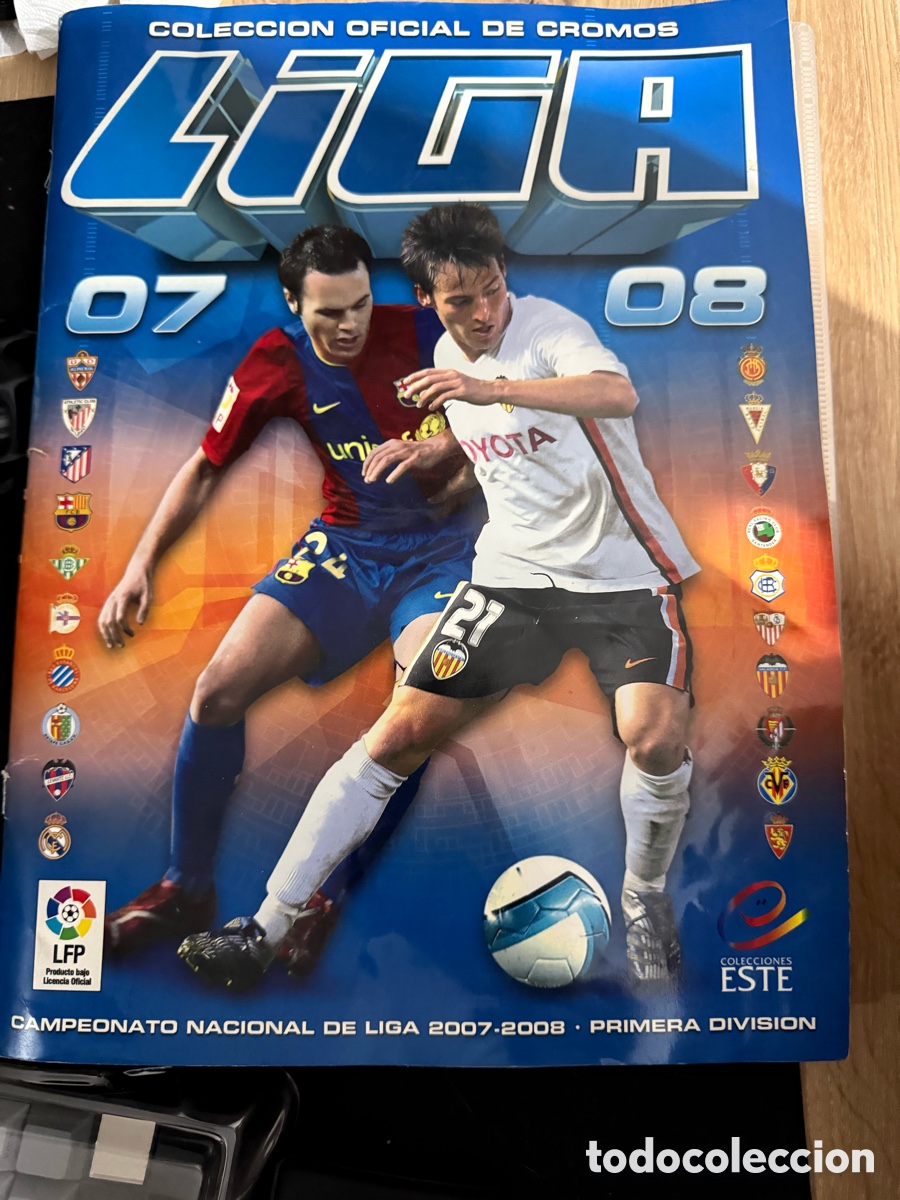 Caderneta de futebol completa: &Aacute;lbum 07/08 liga este completo