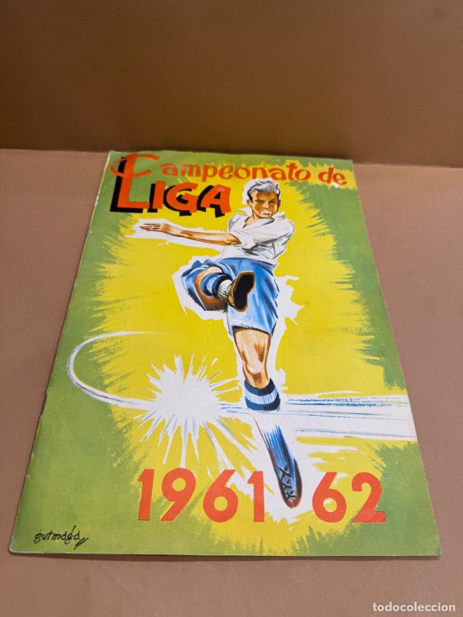 Vollst&auml;ndige Fu&szlig;ballsammelalben: &Aacute;LBUM CROMOS DE F&Uacute;TBOL LIGA 1961-62 CON KUBALA Y DI ST&Eacute;FANO -DISGRA COMPLETO Y EN BUEN ESTADO (G)