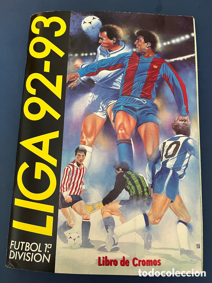 Caderneta de futebol completa: &Aacute;lbum Este 1992-93 completo .