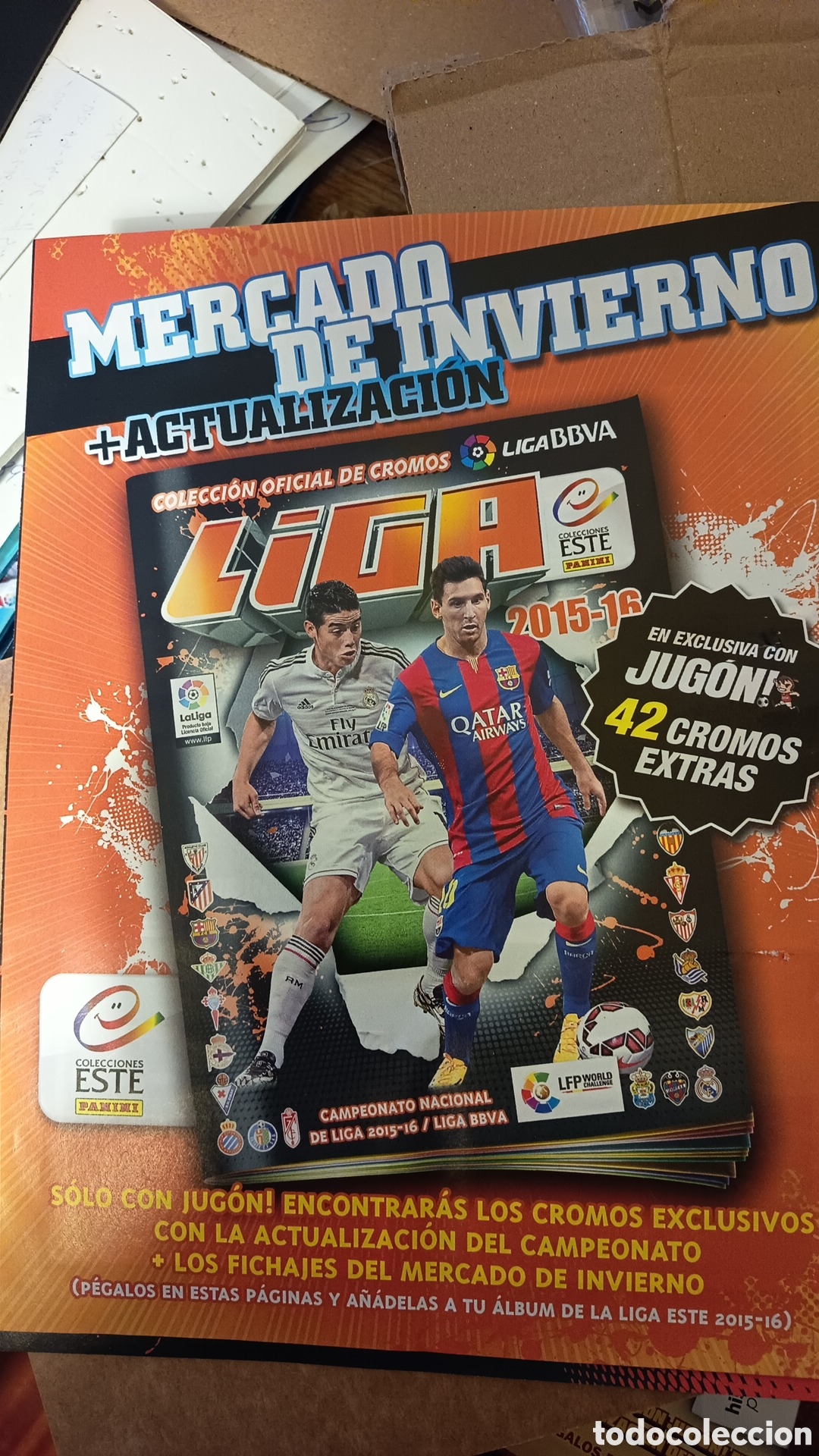 &Aacute;lbum de f&uacute;tbol completo: Liga este 2015/16 fichajes de invierno