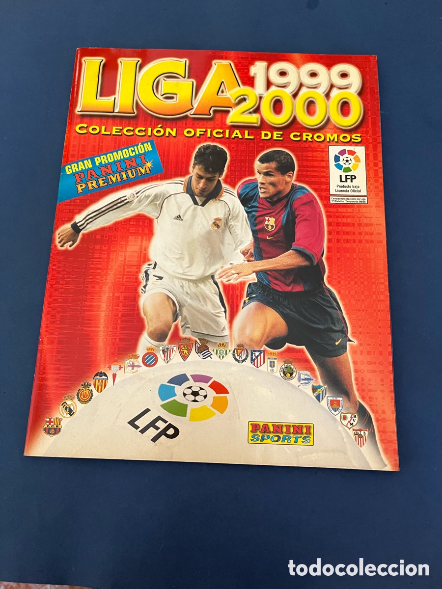 Caderneta de futebol completa: &Aacute;lbum Panini 1999-2000 completo .