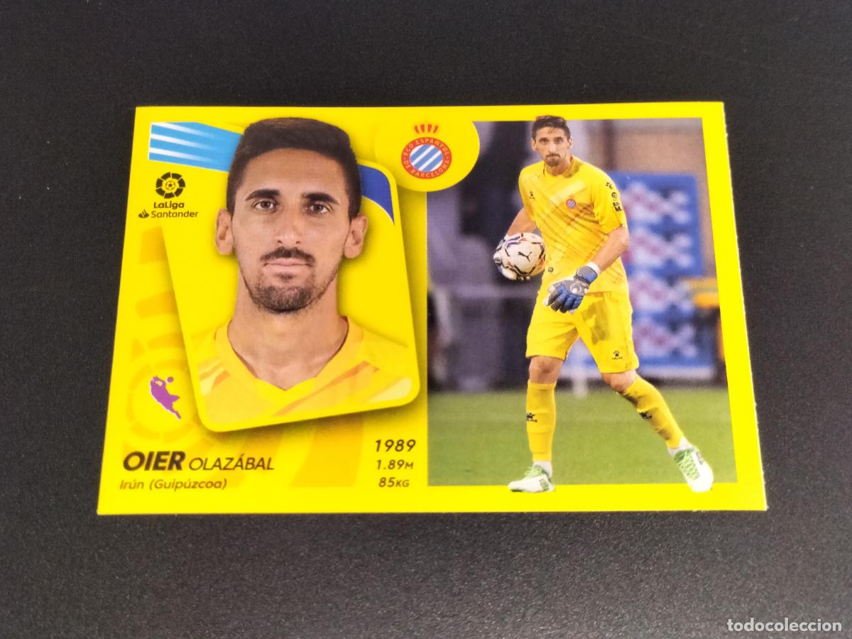 &Aacute;lbum de f&uacute;tbol completo: N&ordm; 6 OIER ESPANYOL CROMOS LALIGA SANTANDER ESTE LIGA FUTBOL 2021 2022 21 22 PANINI