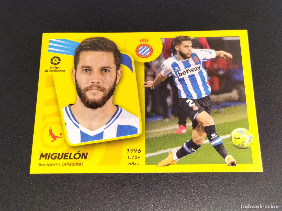 &Aacute;lbum de f&uacute;tbol completo: N&ordm; 7 MIGUELON ESPANYOL CROMOS LALIGA SANTANDER ESTE LIGA FUTBOL 2021 2022 21 22 PANINI