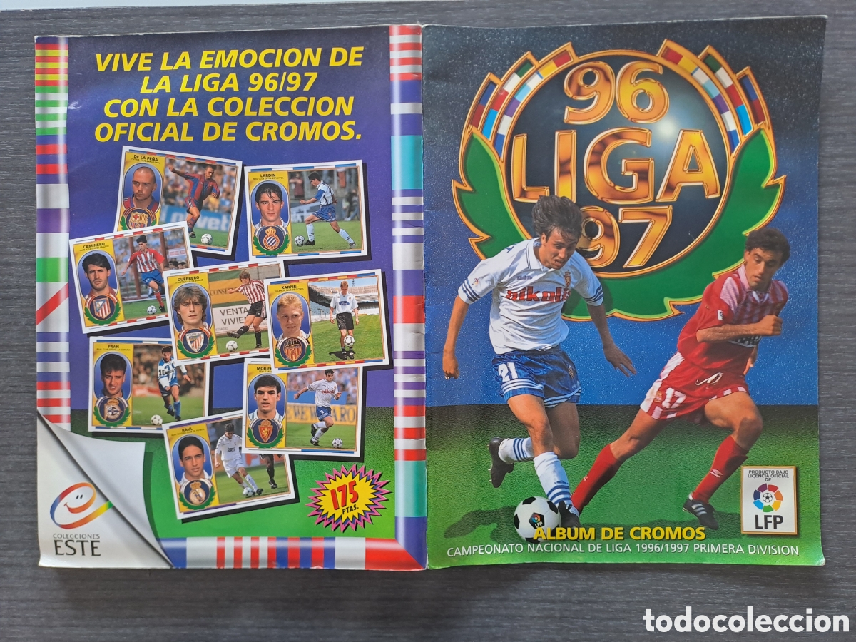 &Aacute;lbum de f&uacute;tbol completo: &Aacute;lbum Liga Este 96-97 Completo Joyaza para coleccionistas