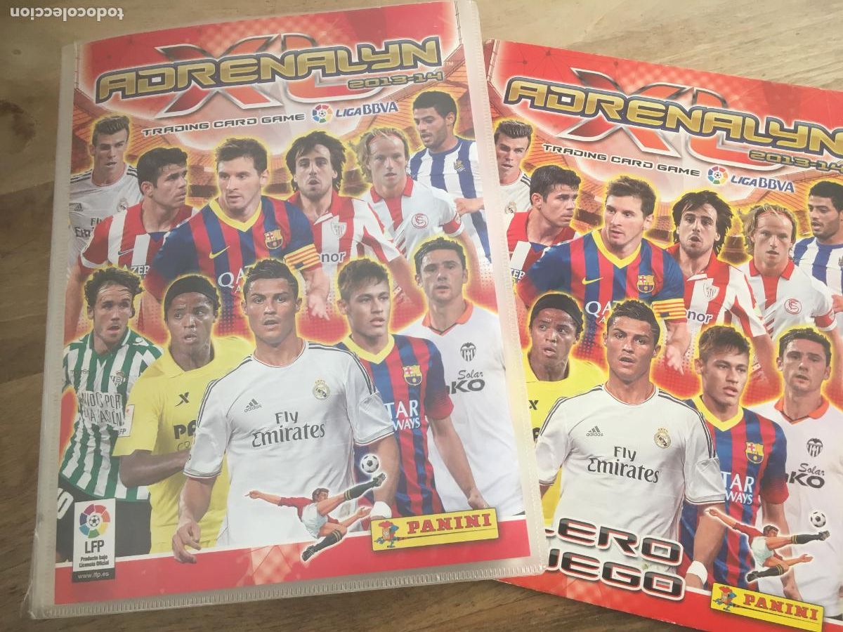 Caderneta de futebol completa: adrenalyn 2013 2014 13 14 album con 541 cromos messi cristiano ronaldo