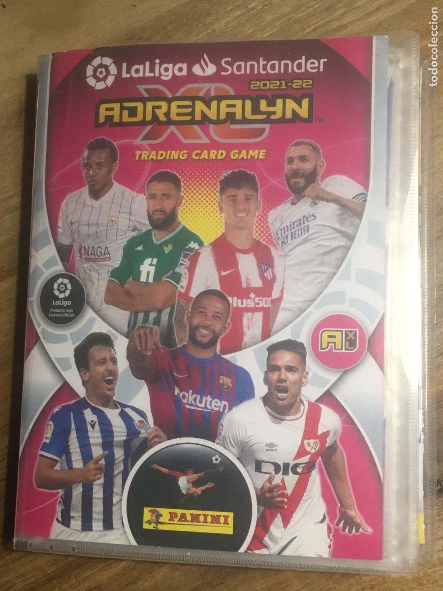 Caderneta de futebol completa: adrenalyn 2021 2022 21 21 album de cromos con 587 cromos muy buen estado