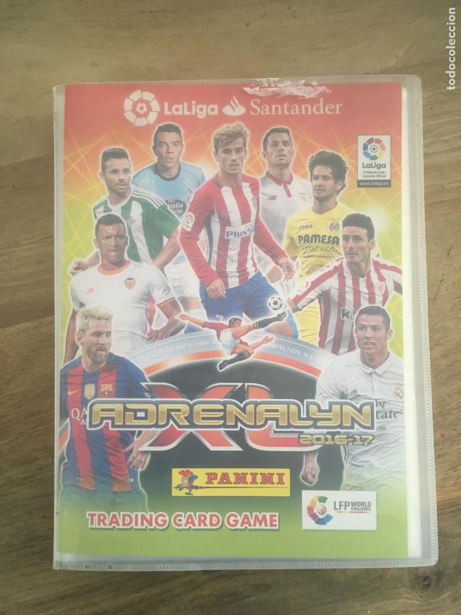 Caderneta de futebol completa: adrenalyn 2016 2017 16 17 album con 573 cromos muy buen estado