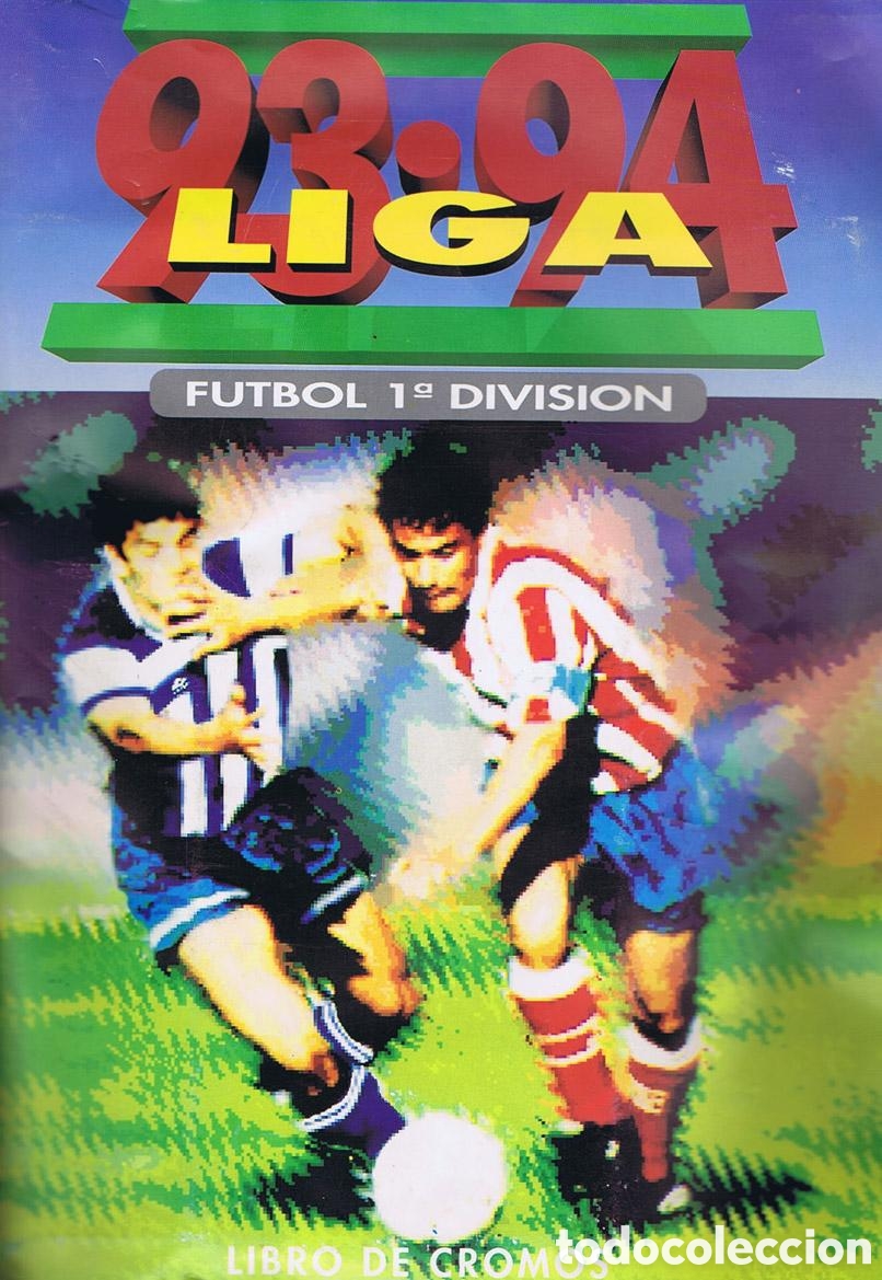 Caderneta de futebol completa: &Aacute;lbum Liga Este 93-94 ULTRA COMPLETO TODO LO EDITADO!