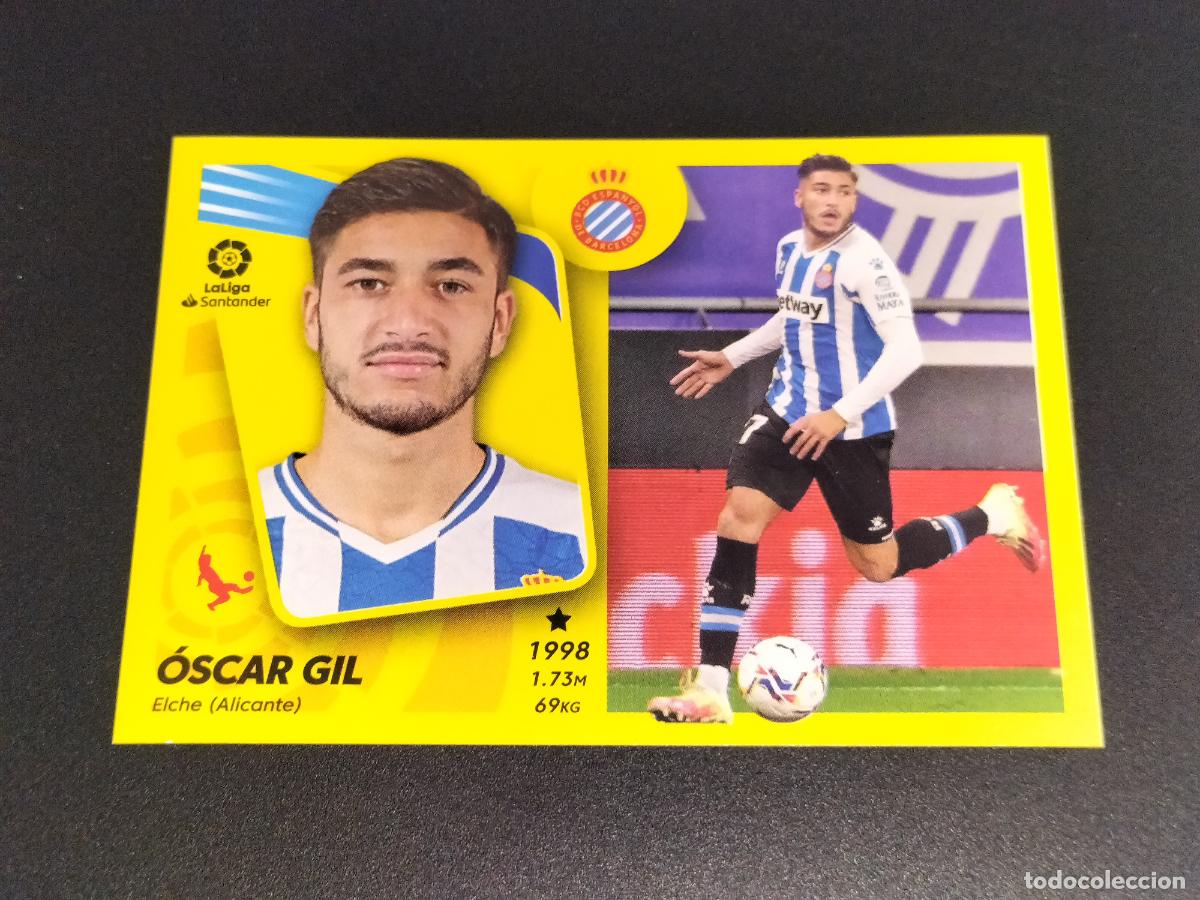 &Aacute;lbum de f&uacute;tbol completo: N&ordm; 8 OSCAR GIL ESPANYOL CROMOS LALIGA SANTANDER ESTE LIGA FUTBOL 2021 2022 21 22 PANINI