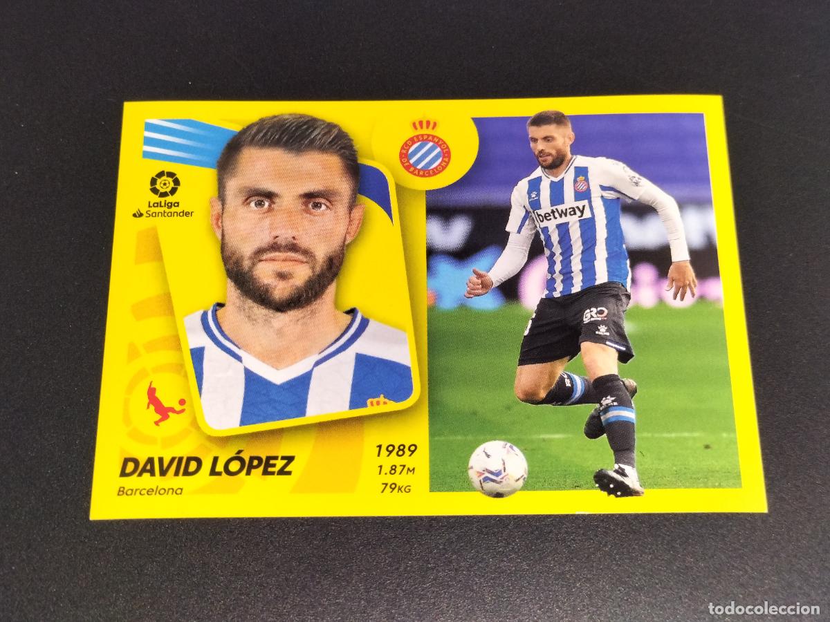 &Aacute;lbum de f&uacute;tbol completo: N&ordm; 11 DAVID LOPEZ ESPANYOL CROMOS LALIGA SANTANDER ESTE LIGA FUTBOL 2021 2022 21 22 PANINI