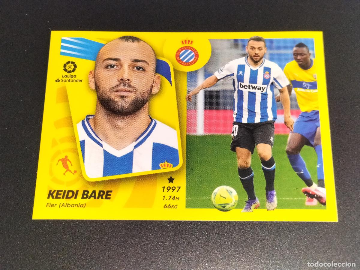 &Aacute;lbum de f&uacute;tbol completo: N&ordm; 13 KEIDI BARE ESPANYOL CROMOS LALIGA SANTANDER ESTE LIGA FUTBOL 2021 2022 21 22 PANINI