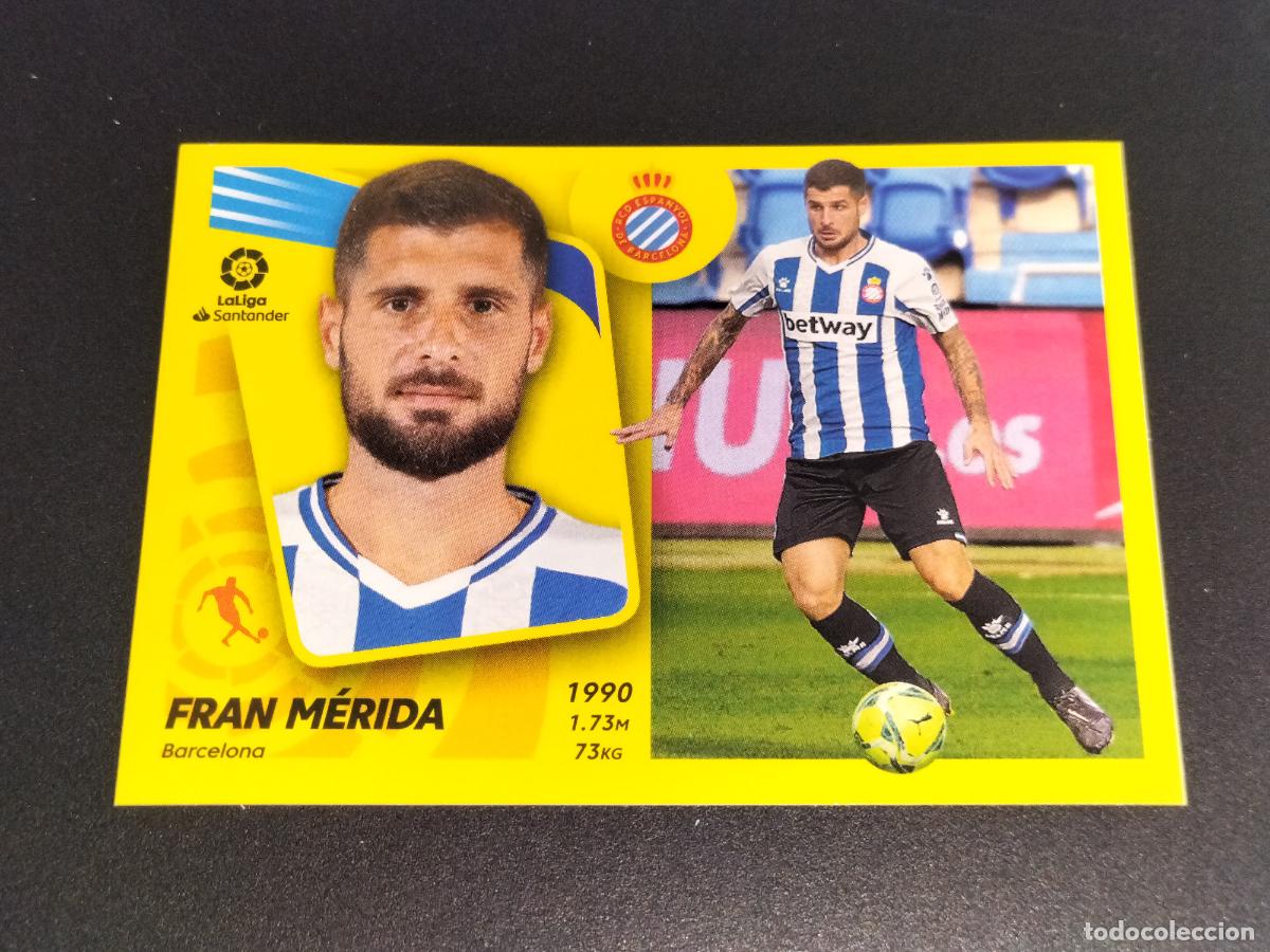 &Aacute;lbum de f&uacute;tbol completo: N&ordm; 14 B FRAN MERIDA ESPANYOL CROMOS LALIGA SANTANDER ESTE LIGA 2021 2022 21 22 PANINI